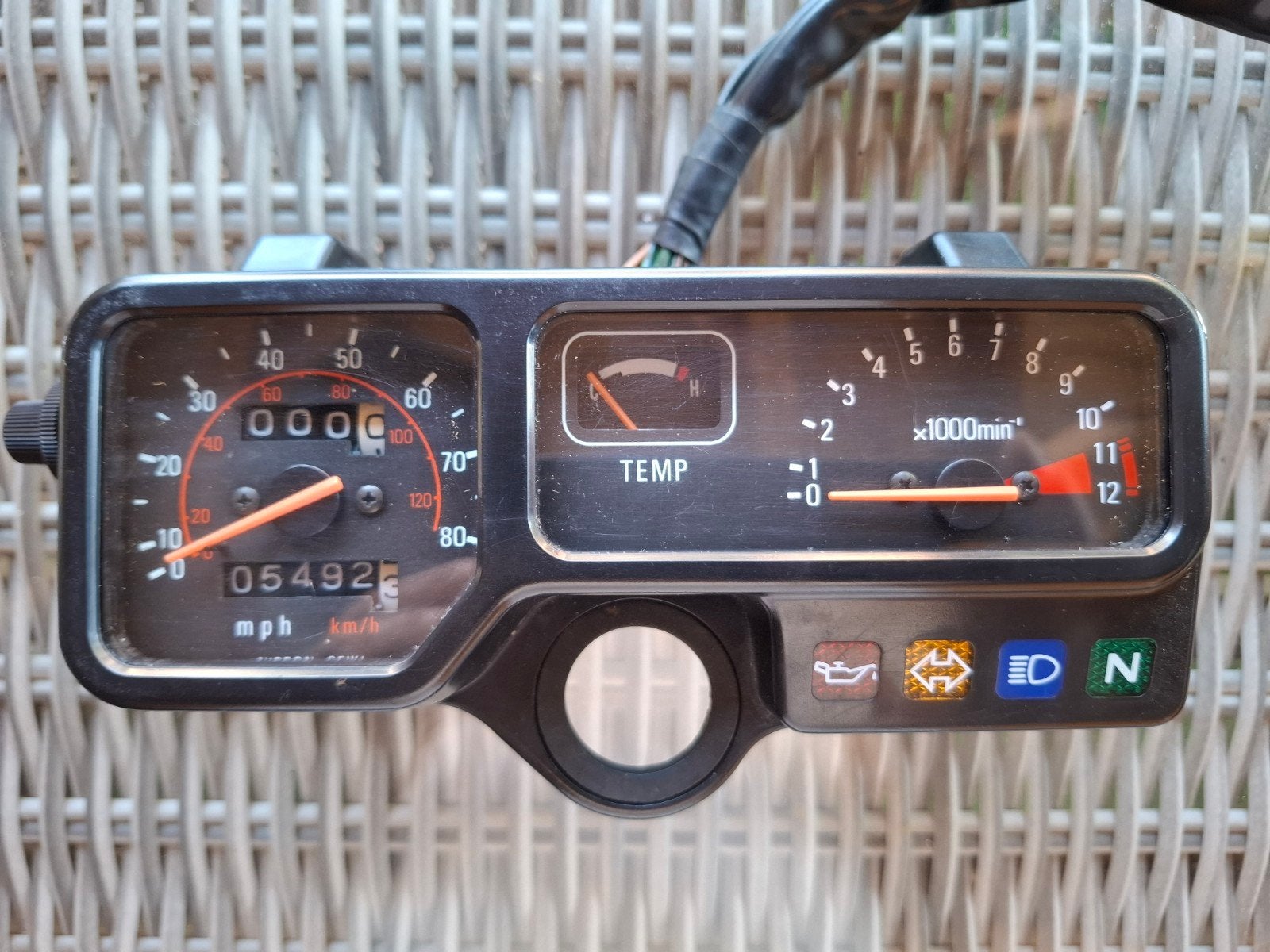 Honda MTX50R SH cockpitje MPH, Ophalen of Verzenden, Gebruikt, Overige typen, Honda mt mtx mb mtx mb mbx nsr ns1