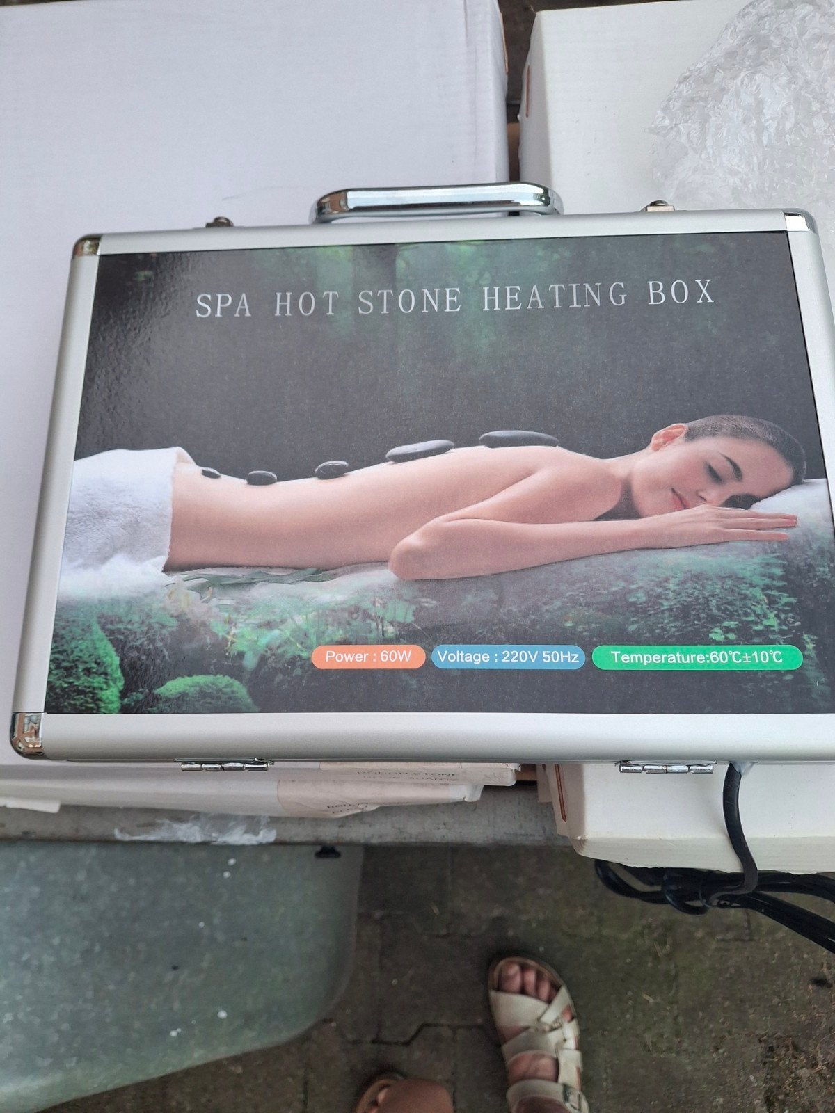 Nieuwe Hotstone massage set in originele verpakking, Ophalen of Verzenden, Nieuw, Hotstone