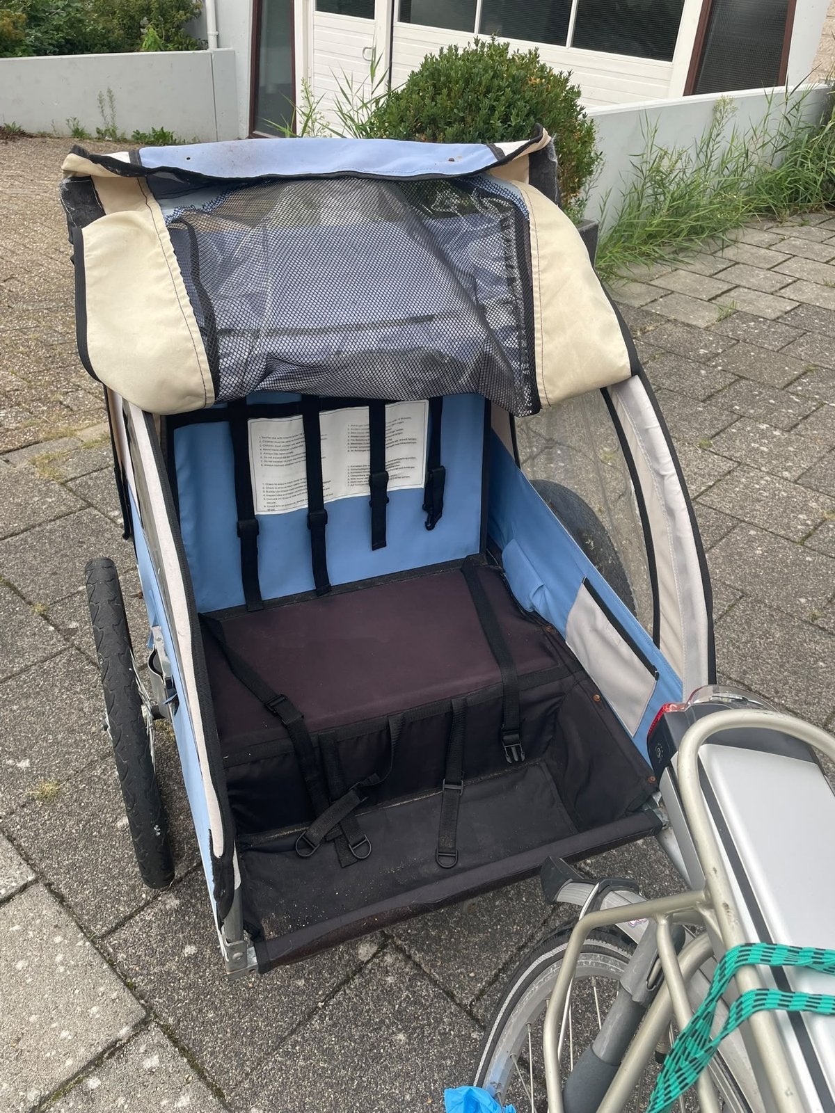 Kinderfietskar - Comfortabel en Veilig, Ophalen, Zo goed als nieuw, Kinderkar, 40 tot 60 kg