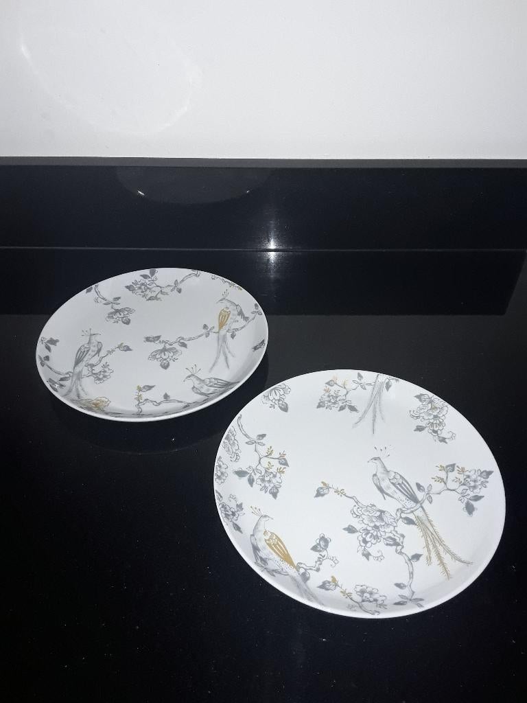 4 Villeroy en boch Vivo limited edition ontbijtborden, Verzenden, Zo goed als nieuw, Bord(en), Overige stijlen