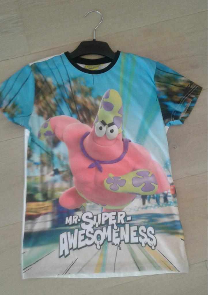 Patrick Ster T-shirt - Maat 158 - SpongeBob SquarePants, Ophalen of Verzenden, Zo goed als nieuw, Jongen of Meisje, Shirt of Longsleeve