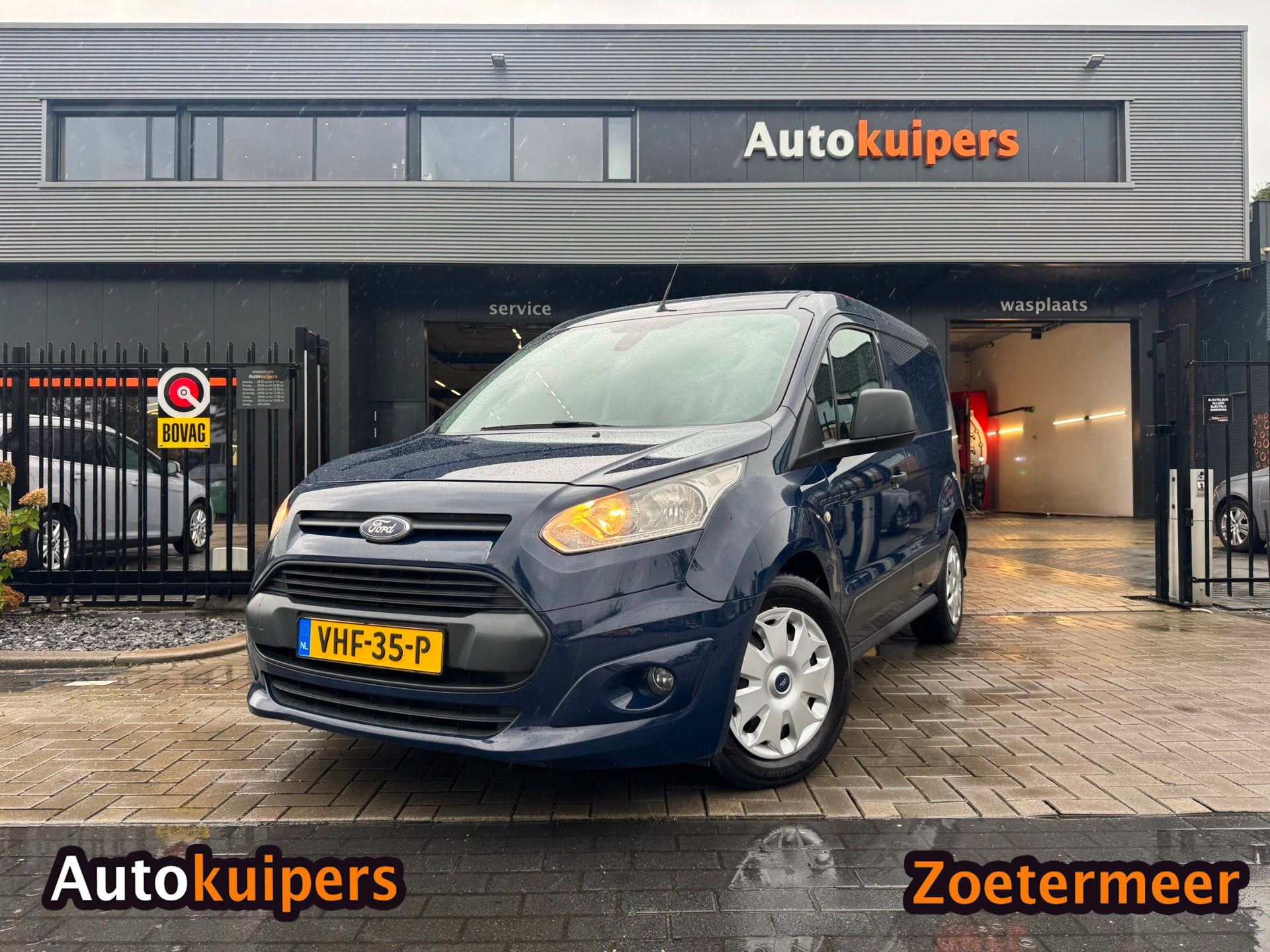 Ford Transit Connect 1.0 Ecoboost L1 Trend | Airco | 3-perso, Voorwielaandrijving, Gebruikt, Blauw, Bedrijf