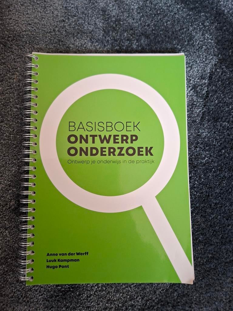 Basisboek Ontwerp Onderzoek, Boeken, Studieboeken en Cursussen, Zo goed als nieuw, HBO, Ophalen of Verzenden