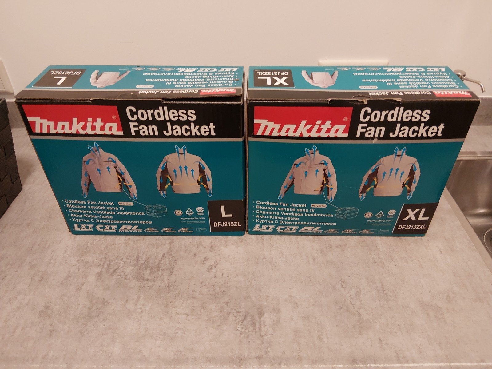 Makita Cordless Fan Jacket - L en XL beschikbaar, Ophalen of Verzenden, Nieuw