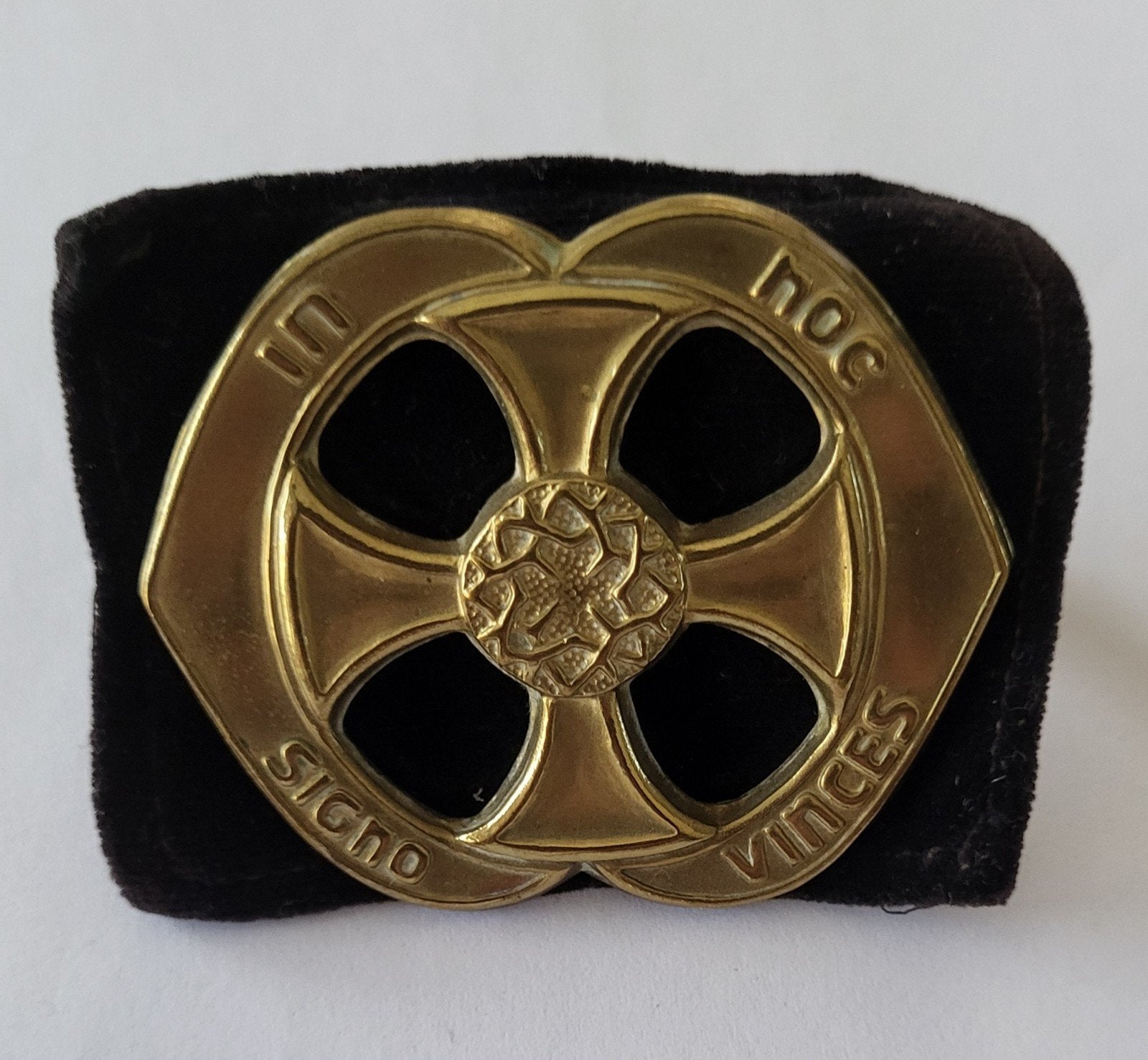 Legerpredikant met buiglippen nr1 met schouderemblemen, Verzamelen, Verzenden, Landmacht, Nederland, Embleem of Badge