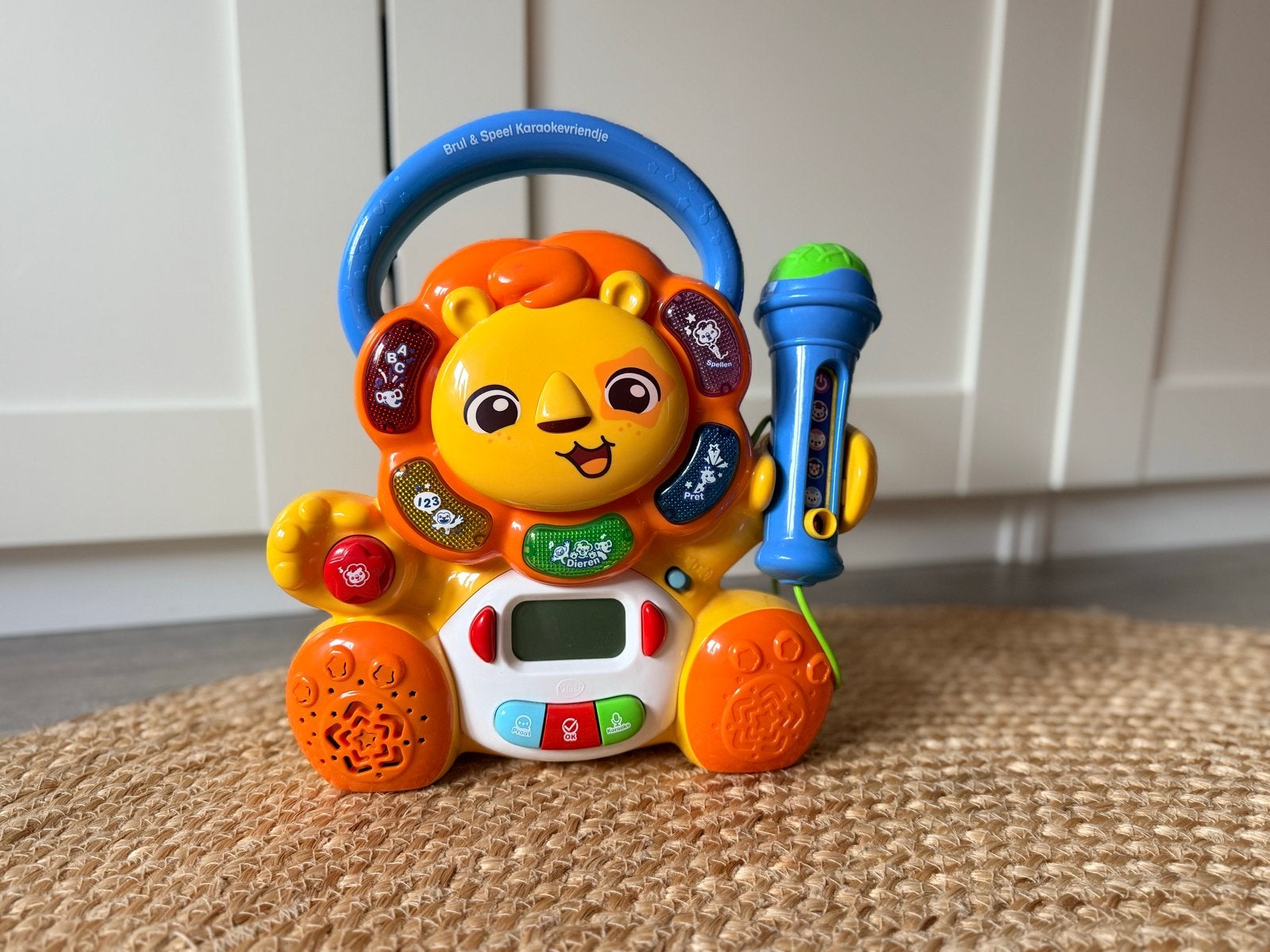 VTech Brul & Speel Karaokevriendje Leeuw, Ophalen of Verzenden, Zo goed als nieuw, Overige typen, Met licht