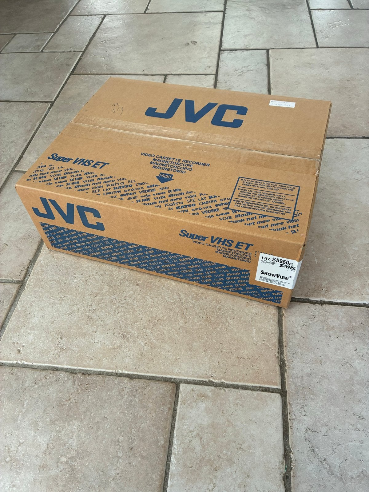 JVC HR-S5960E Super VHS ET Hi-Fi Videorecorder ShowView, Ophalen of Verzenden, Nieuw, VHS-speler of -recorder