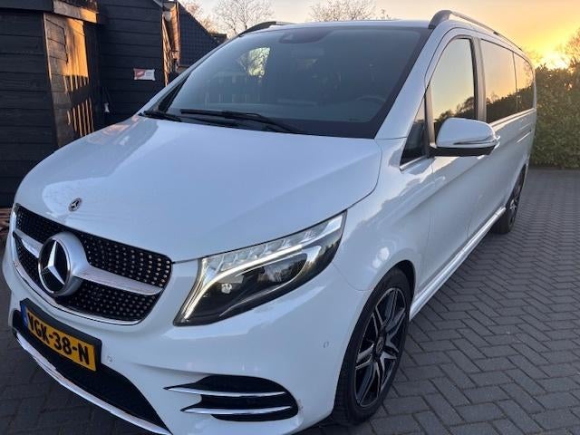 Mercedes-Benz V300 XXL BJ2020 BTW AMG UITGEVOERD LANG, Auto's, Achterwielaandrijving, 4 cilinders, 2800 kg, Wit