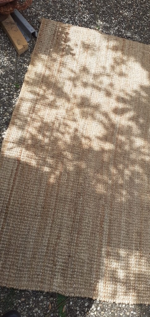 ikea lohals jutekleed 80x150, Huis en Inrichting, Gebruikt, 100 tot 150 cm, Beige, Jutekleed