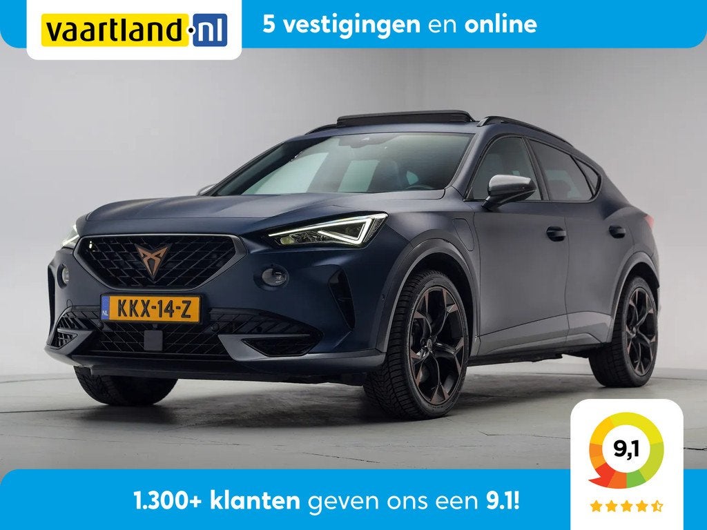 CUPRA Formentor 1.4 e-Hybrid 245pk VZ Performance Copper [ P, Auto's, Cupra, Gebruikt, 4 cilinders, Blauw, Hybride Elektrisch/Benzine