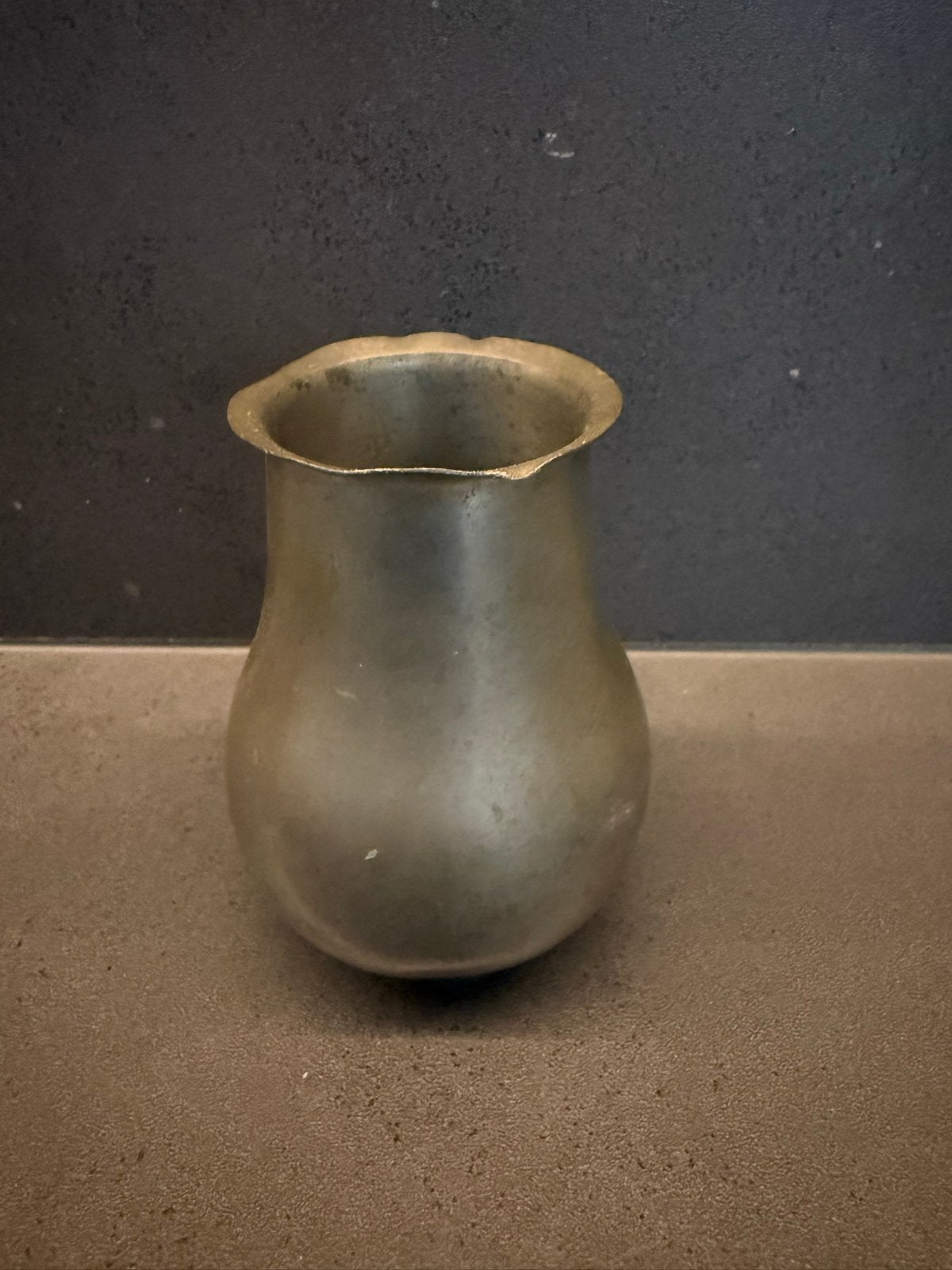 Vintage K.M.D. Tiel Royal Holland Pewter Vaasje, Ophalen of Verzenden