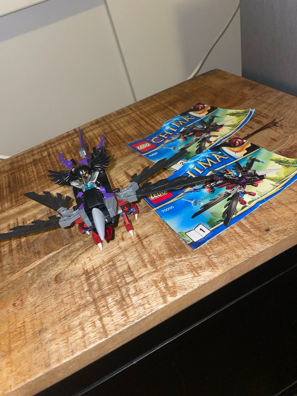 Lego Chima 70000 Razars Raven Raider met instructies, Ophalen, Lego, Zo goed als nieuw, Compleet