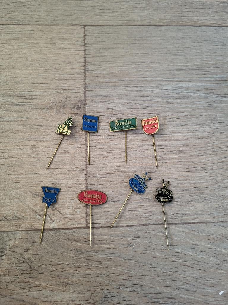 8x Speldjes Pins Remia Partysauzen Nederland, Ophalen of Verzenden, Gebruikt