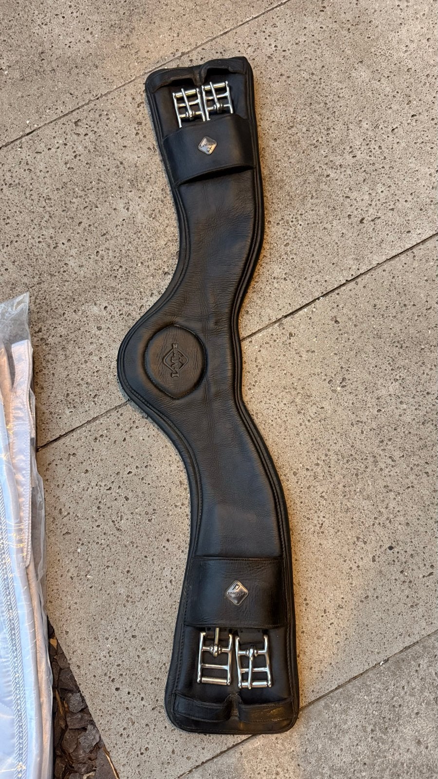 Lemieux dressuursingel Gel Tek 75cm optie incl bontje, Dieren en Toebehoren, Ophalen of Verzenden, Zo goed als nieuw, Dressuur
