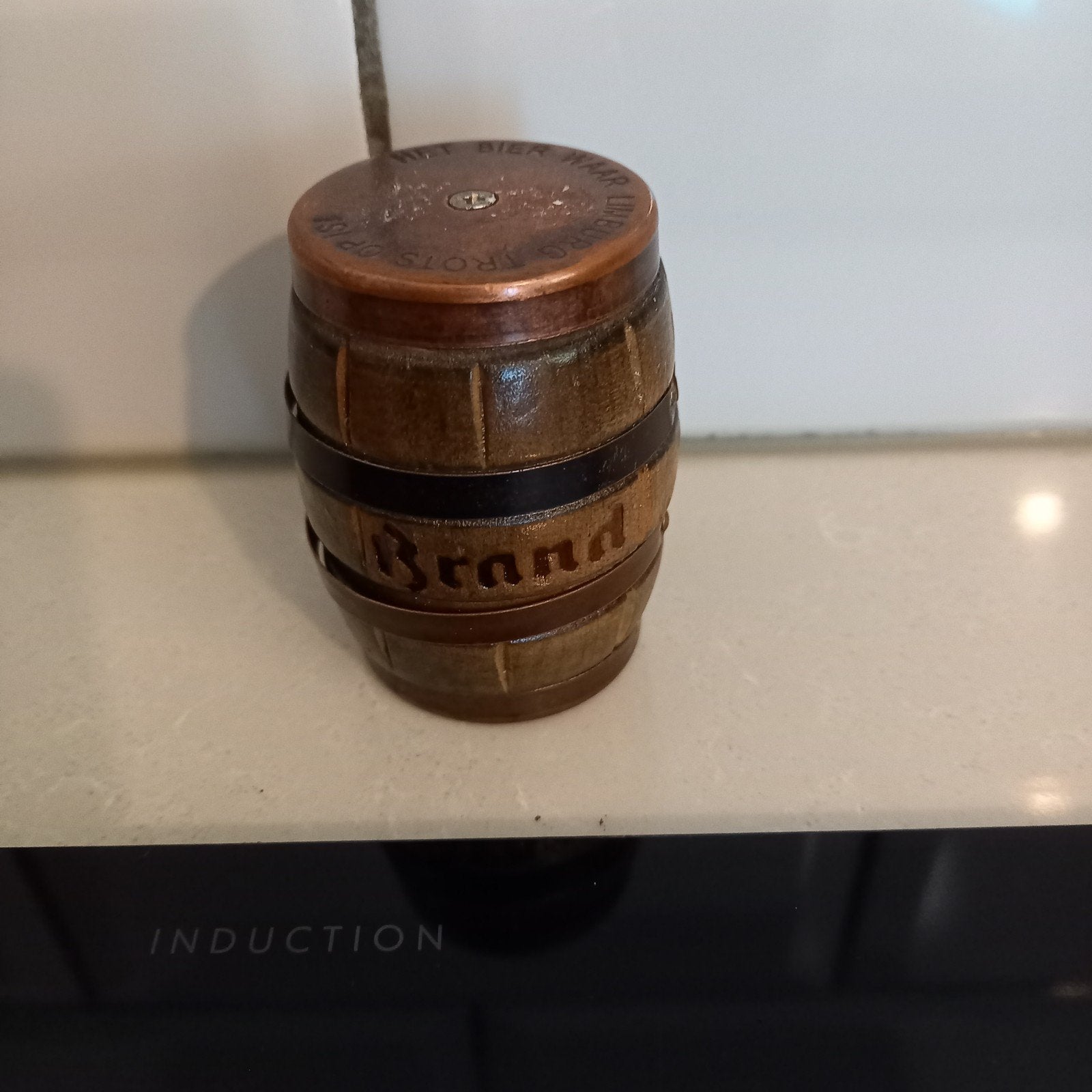 Brand Bier tonnetje / tabakspot Jaren '60/'70 Limburgsetrots, Verzamelen, Biermerken, Ophalen of Verzenden, Gebruikt, Overige typen