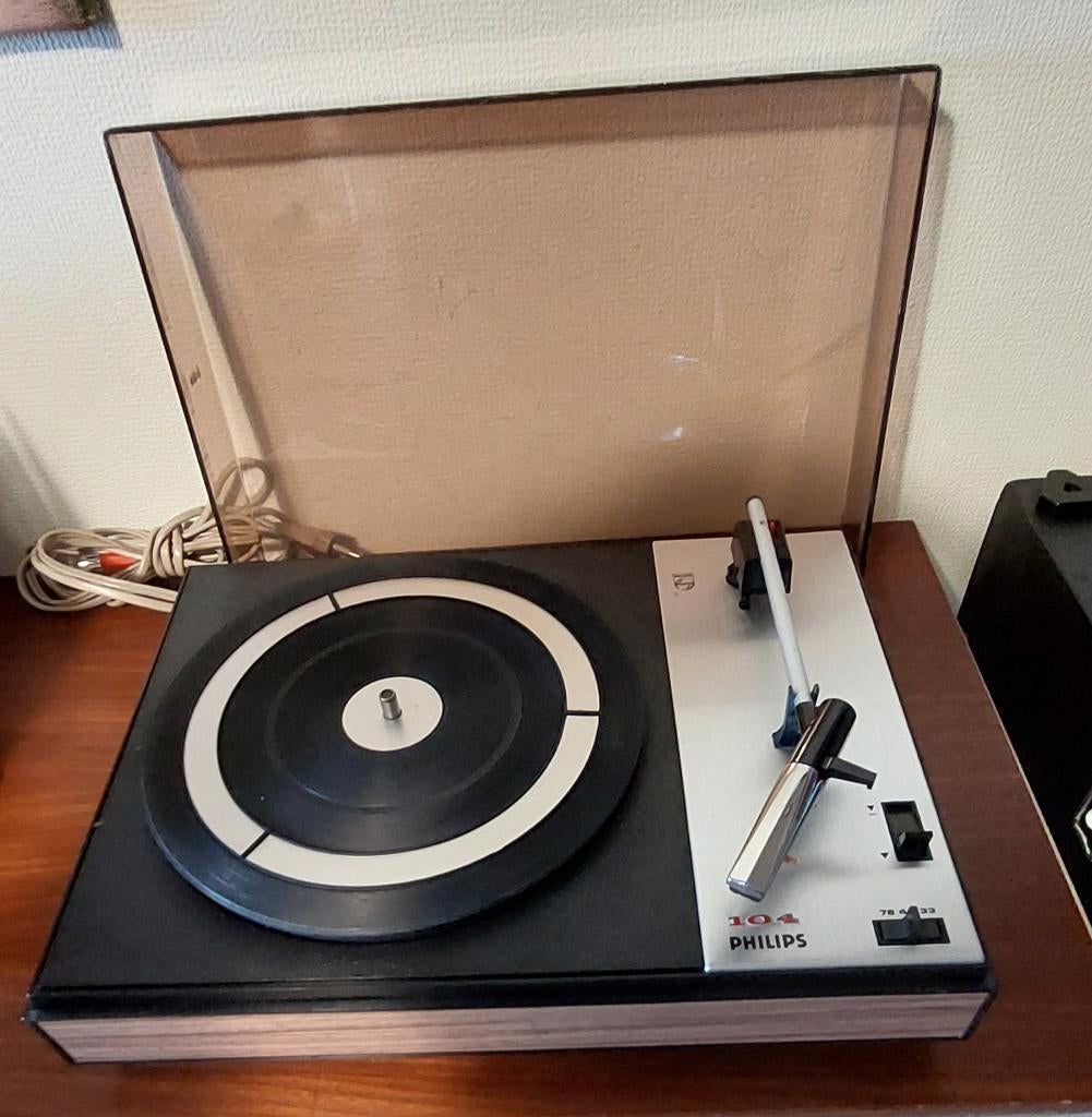 Philips GA 104 platenspeler, Ophalen of Verzenden, Gebruikt, Platenspeler, Philips