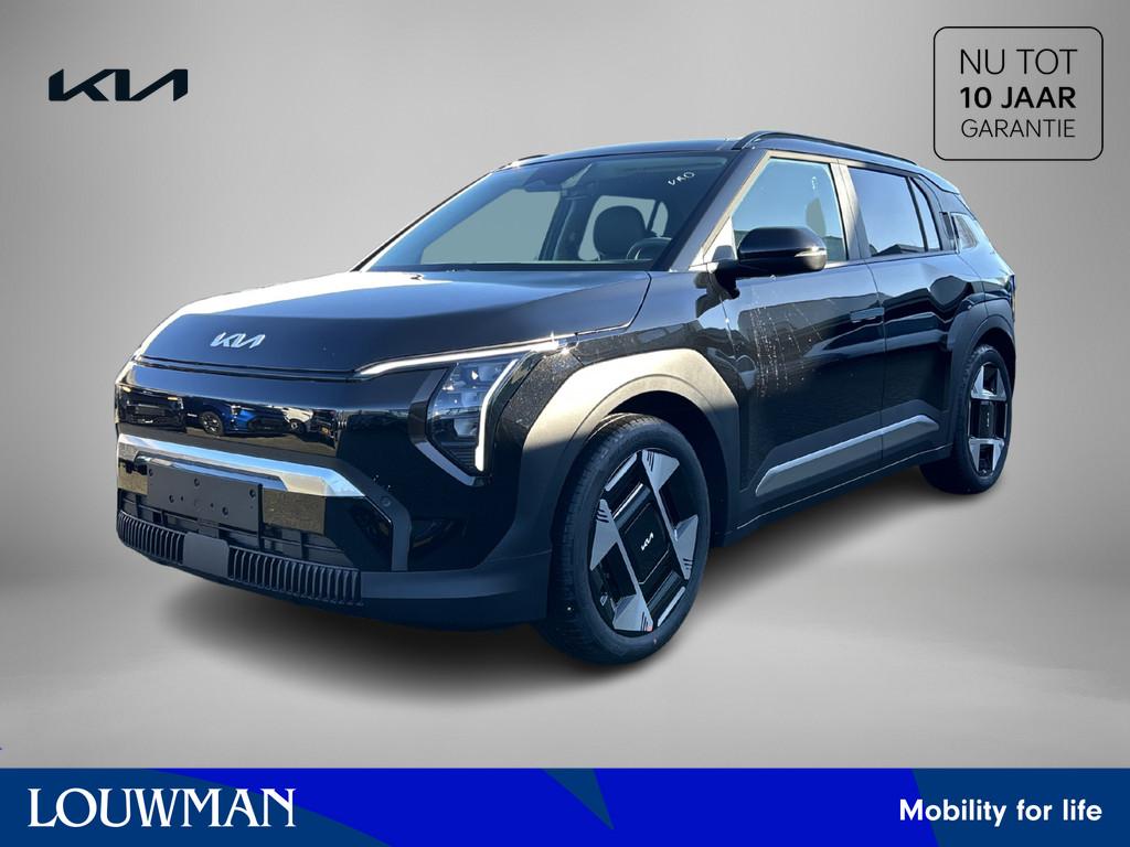 Kia EV3 Plus Advanced 81.4kWh (bj 2026, automaat), Auto's, Kia, Automaat, Metallic lak, Zwart, Zwart