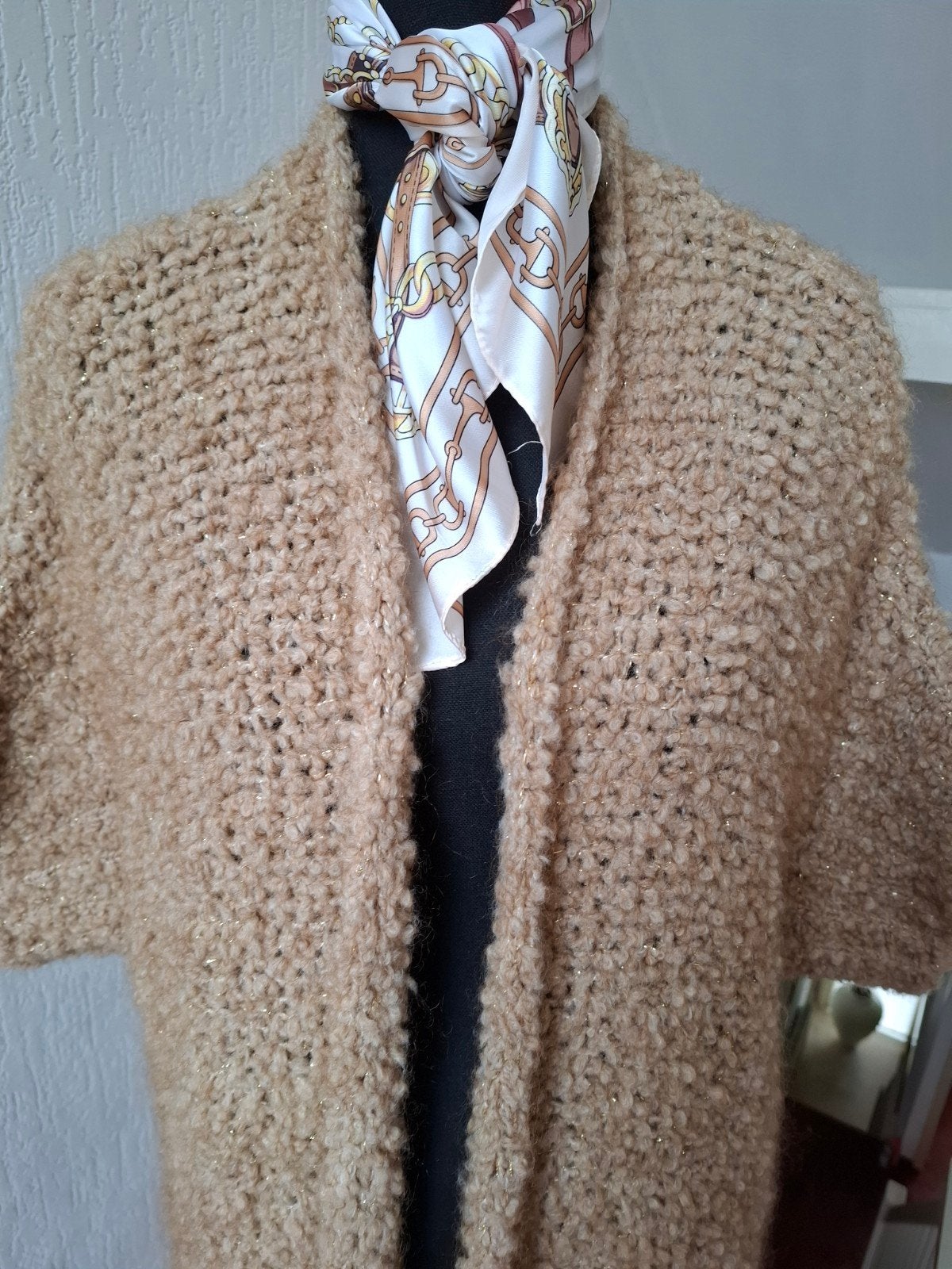 NUKUS losvallend vest maat S, Maat 38/40 (M), Bruin, Verzenden, Zo goed als nieuw
