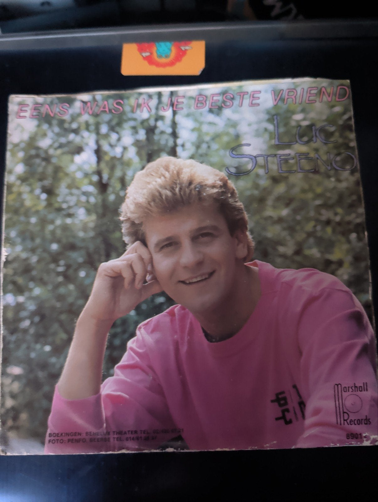 eens was ik je beste vriend - luc steeno, Overige formaten, Ophalen of Verzenden, Levenslied of Smartlap, Beschermende buitenhoes