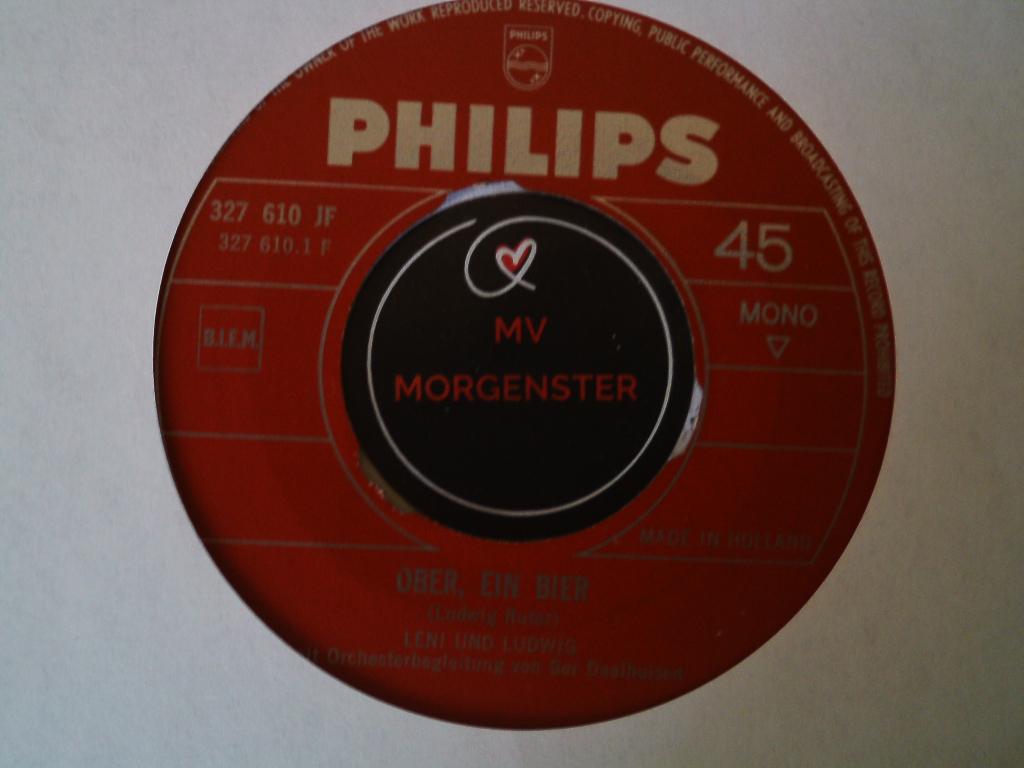 leni und ludwig - ober, ein bier 25mei, 7 inch, Single, Ophalen of Verzenden, Zo goed als nieuw