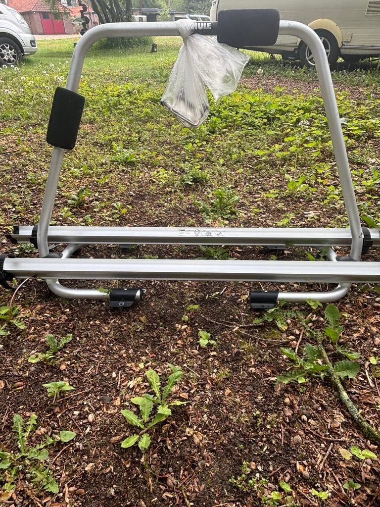 Thule fietsendrager voor caravan, Caravans en Kamperen, Caravan accessoires, Ophalen of Verzenden, Gebruikt