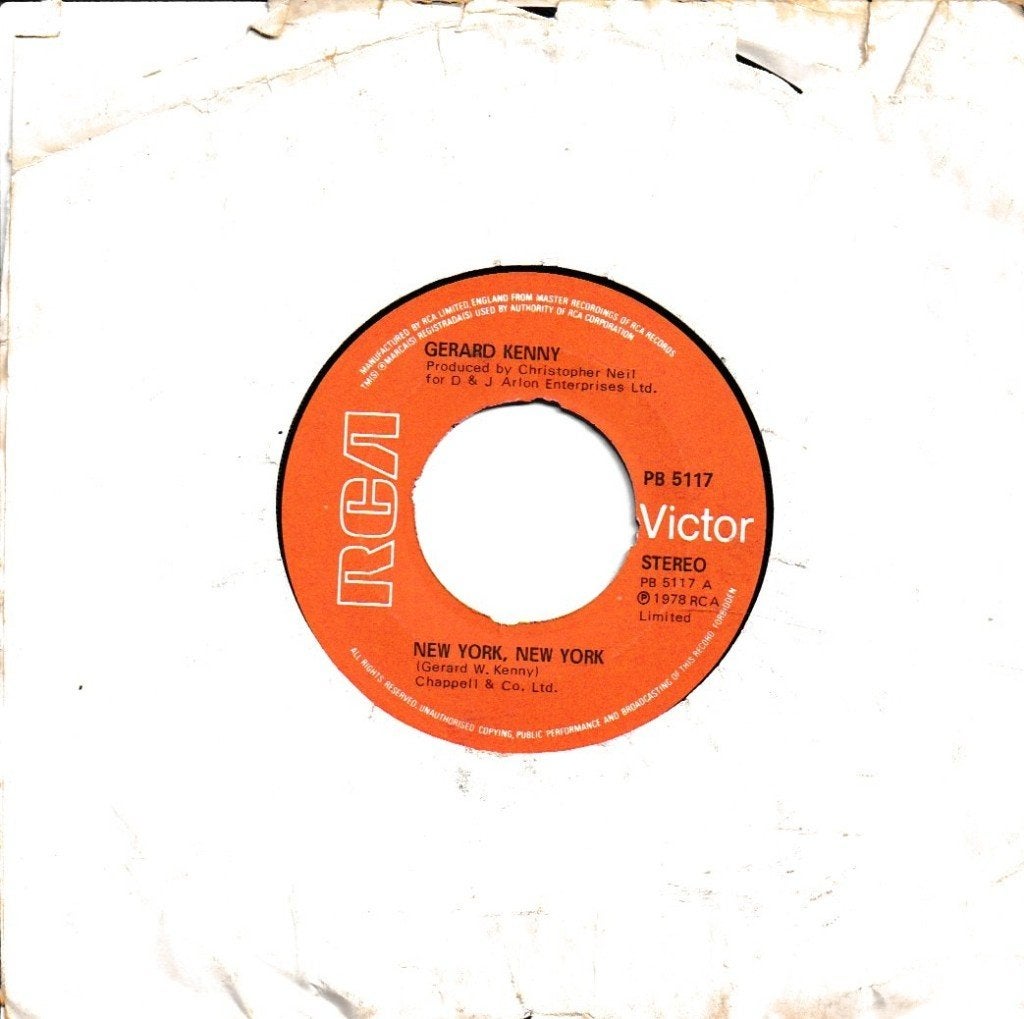 Geard Kenny - New York, New York, Ophalen of Verzenden, Gebruikt, 7 inch, Pop