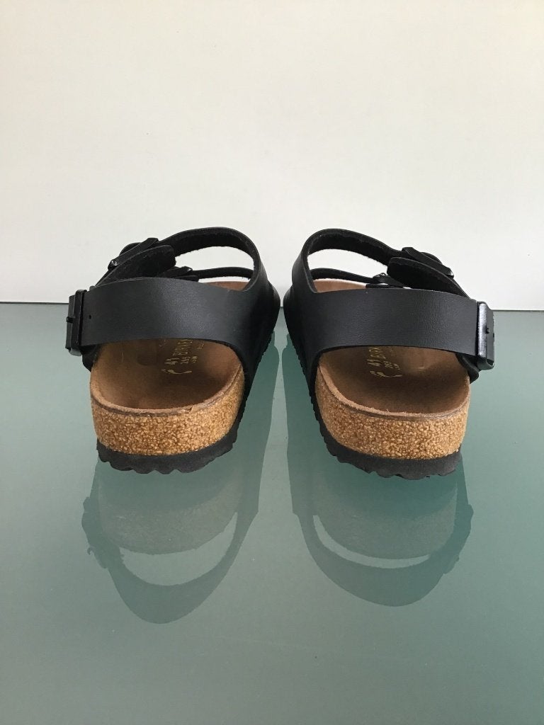 Birkenstock 41 Milano | zwart | Nieuw! | Gratis verzenden, Kleding | Dames, Schoenen, Verzenden, Zwart, Nieuw, Sandalen of Muiltjes
