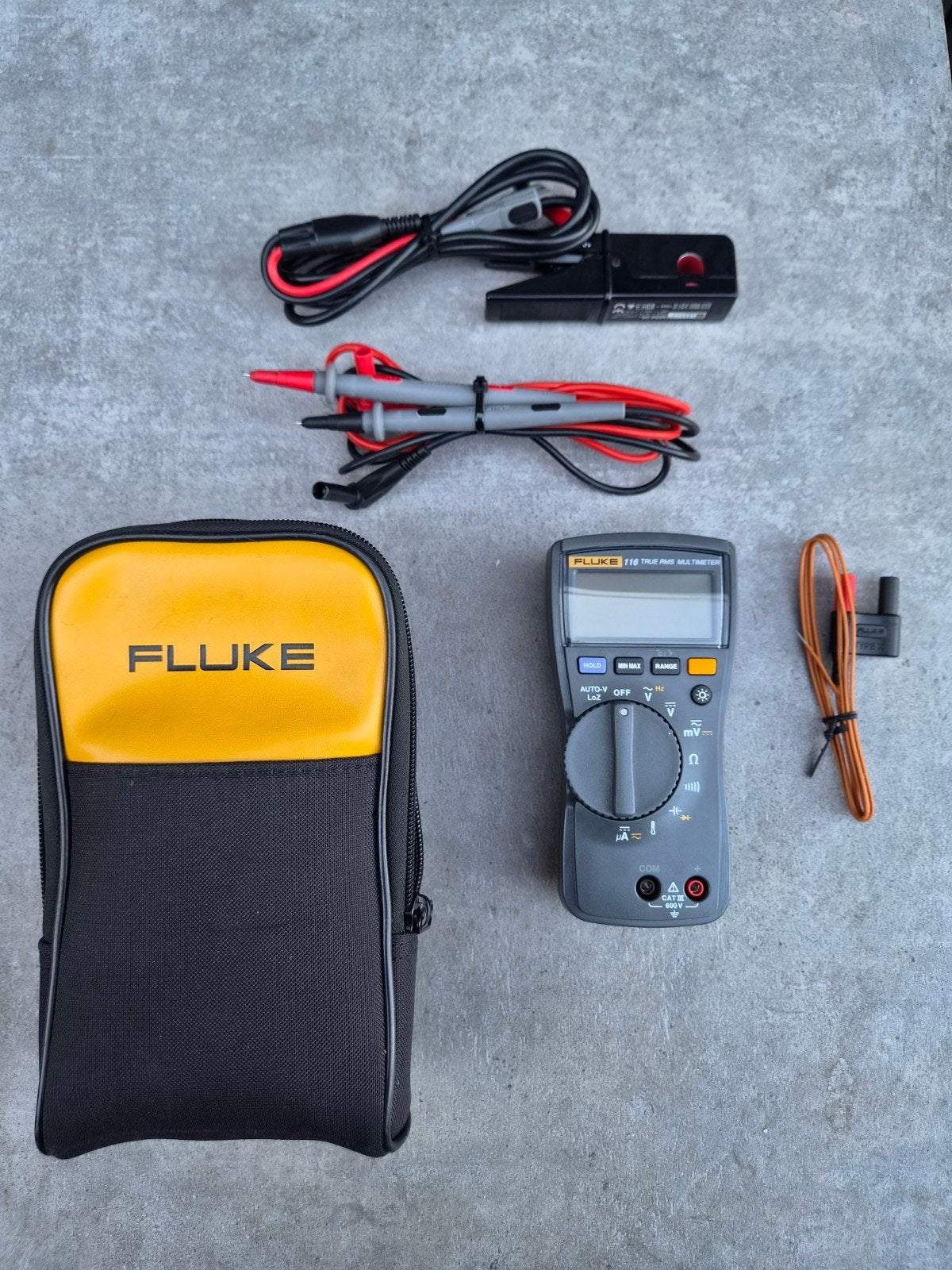 Fluke 116 True RMS Multimeter - HVAC, Elektriciteit, Doe-het-zelf en Verbouw, Meetapparatuur, Ophalen of Verzenden, Multimeter