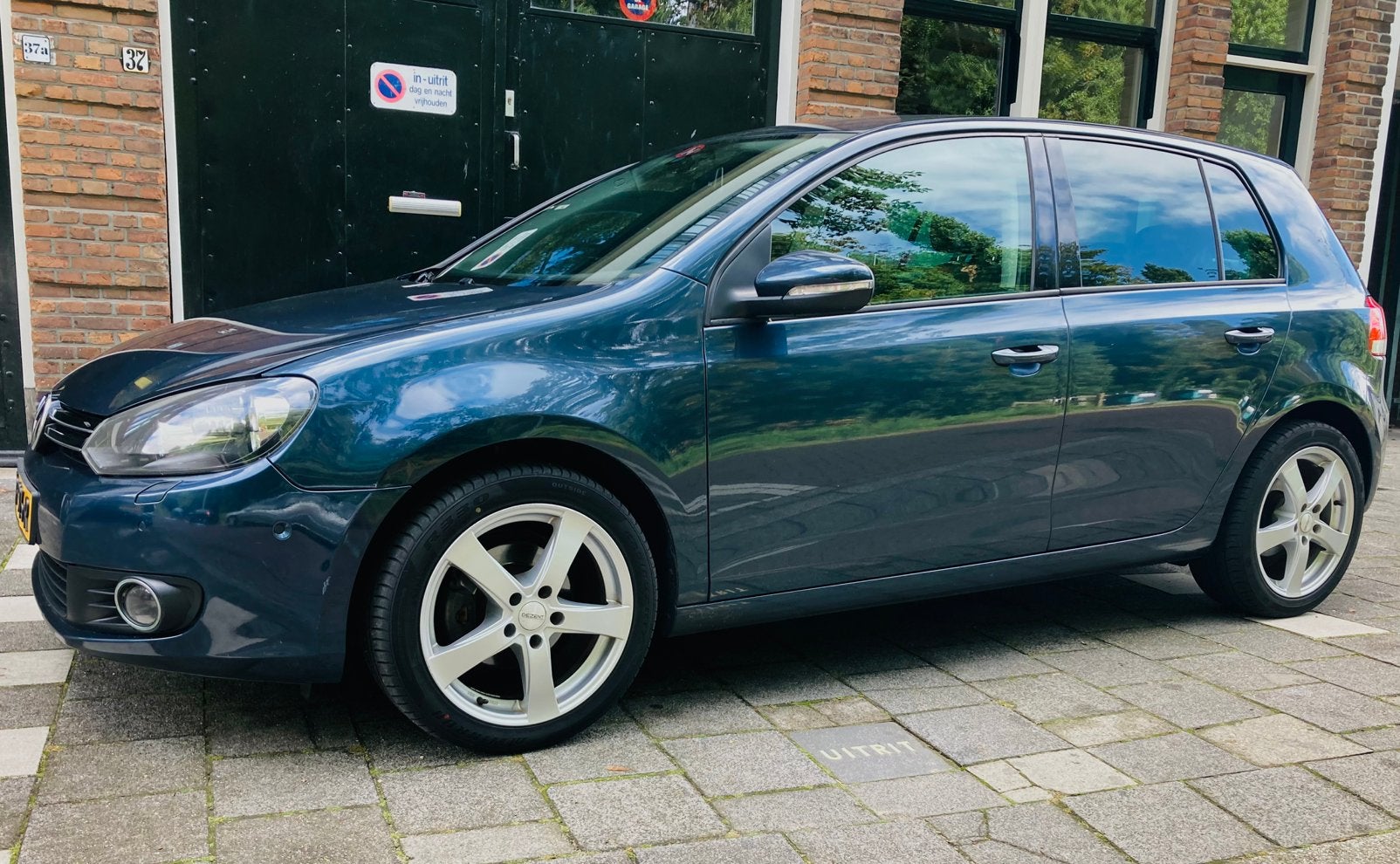 Volkswagen Golf 6, 1.2 TSI 77KW 5D 2011 Blauw, Auto's, Volkswagen, Voorwielaandrijving, 4 cilinders, Blauw, 610 kg