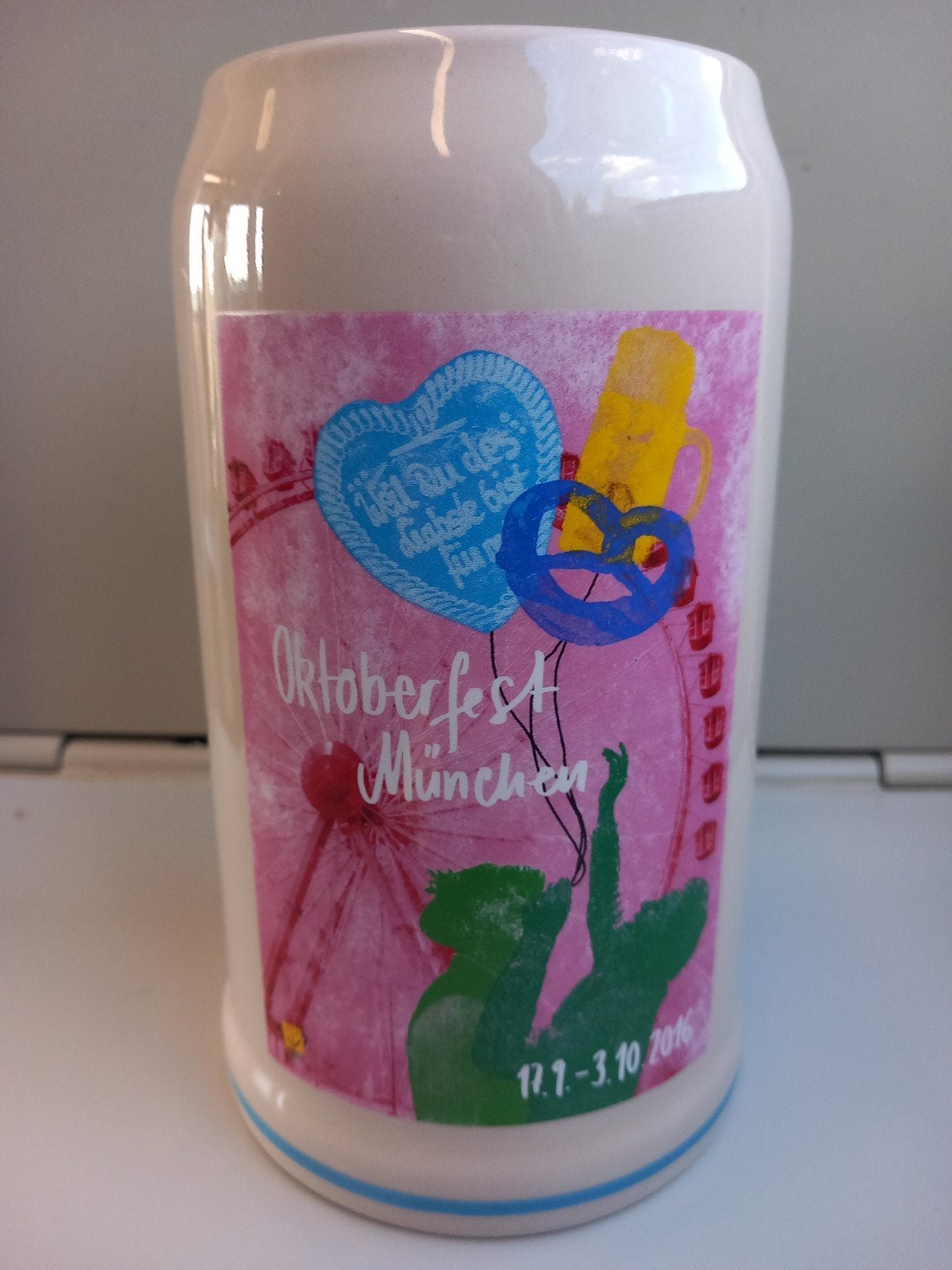fraaie bierstein of pul Oktoberfest muchen 2016 munich, Ophalen of Verzenden, Gebruikt, Pul(len), Overige merken