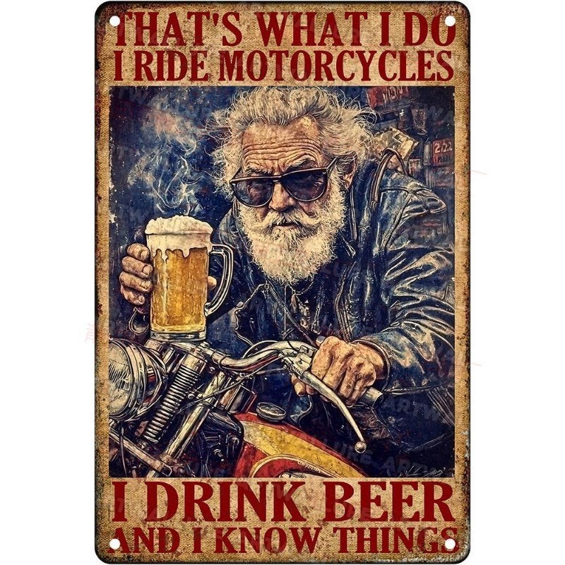 50x40cm Diamond Painting man bier motor tekst nr 955, Verzenden, Overige thema's, Nieuw, Meerkleurig