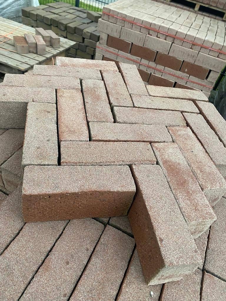 Rood-bruin gebakken dikformaten D13, Tuin en Terras, Tegels en Klinkers, Nieuw, Klinkers, Keramiek, 10 m² of meer, Ophalen