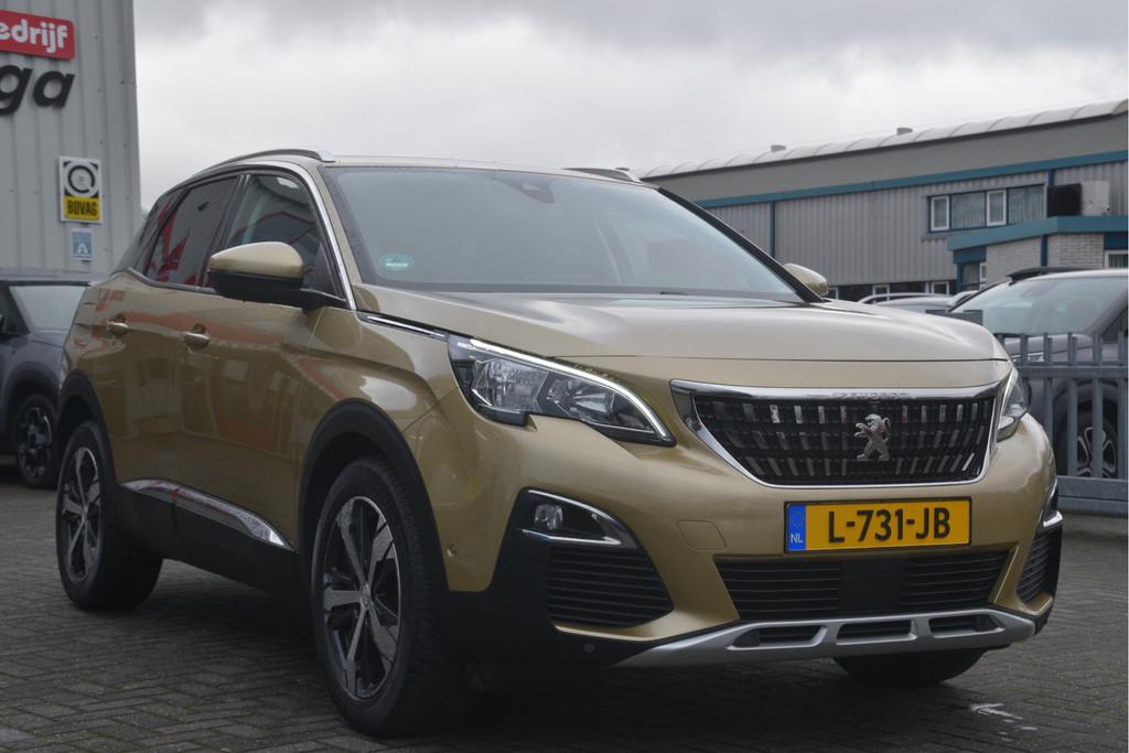 Peugeot 3008 1.6 e-THP GT Line Carplay | Keyless | Camera |, Auto's, 4 cilinders, Bruin, Leder en Stof, Bedrijf