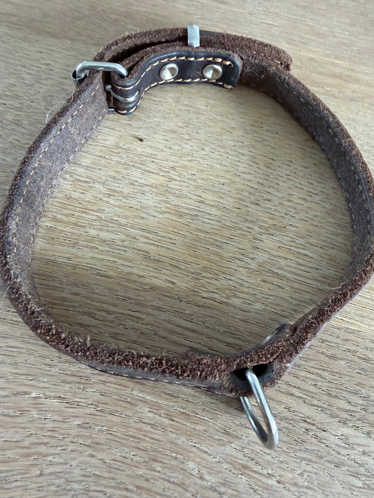 Halsband hond, bruin, in goede staat., Ophalen of Verzenden, Gebruikt