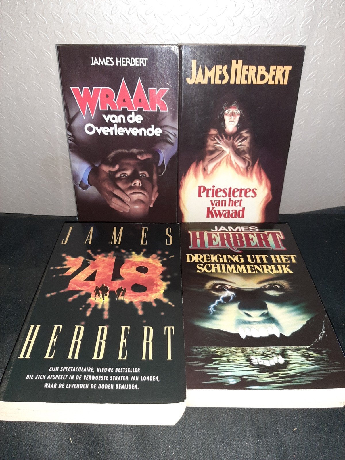 James Herbert Boekenpakket - 4 Horror Thrillers, Boeken, Ophalen of Verzenden, Gelezen, James Herbert, Nederland