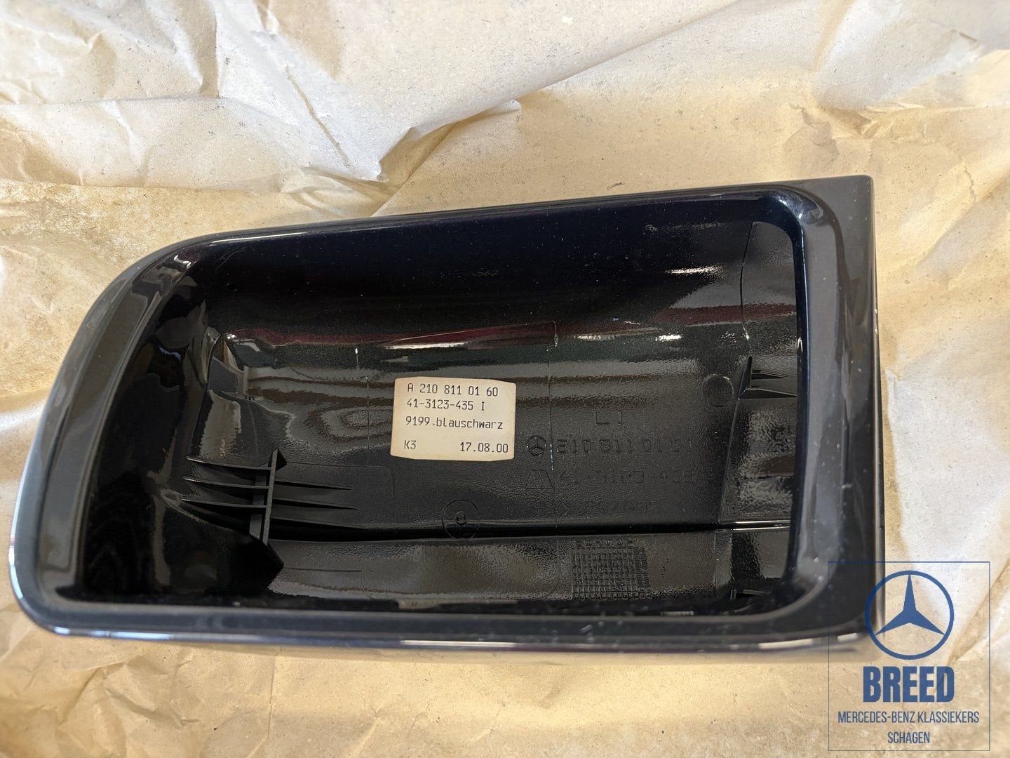 NOS spiegelbehuizing links Mercedes-Benz R129 W140 W202 W210, -, Nieuw, Ophalen of Verzenden, -
