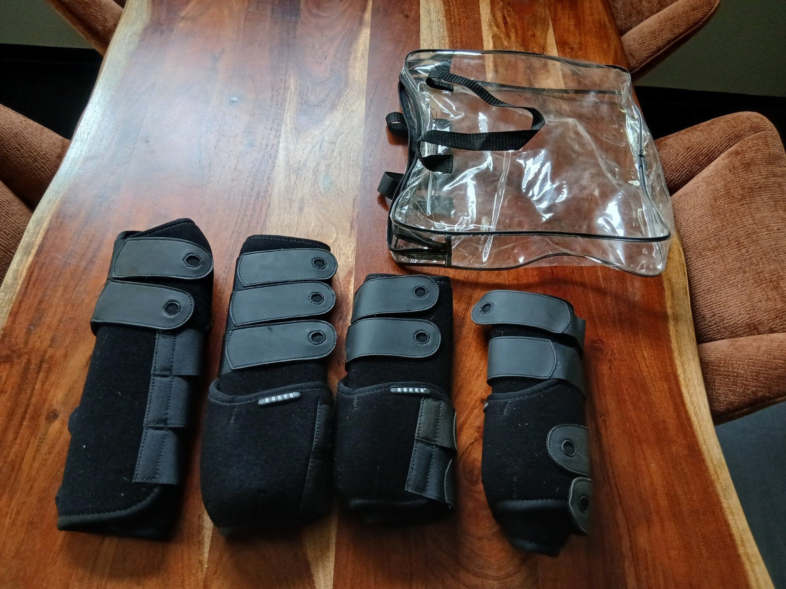 beenbeschermers set voor en achterbenen softshell, Dieren en Toebehoren, Gebruikt, Ophalen of Verzenden, Horka, Beenbeschermers