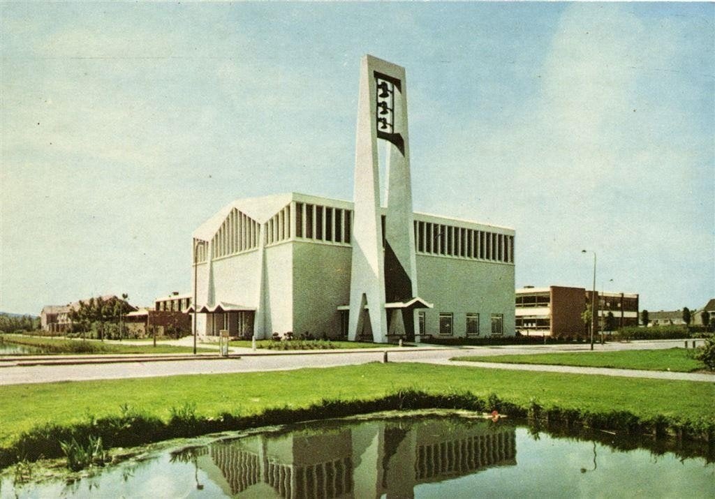 Capelle a.d. IJssel, Kerk Ger. Gemeente Elim - ongelopen, Verzamelen, Ansichtkaarten | Nederland, Ophalen of Verzenden, 1960 tot 1980