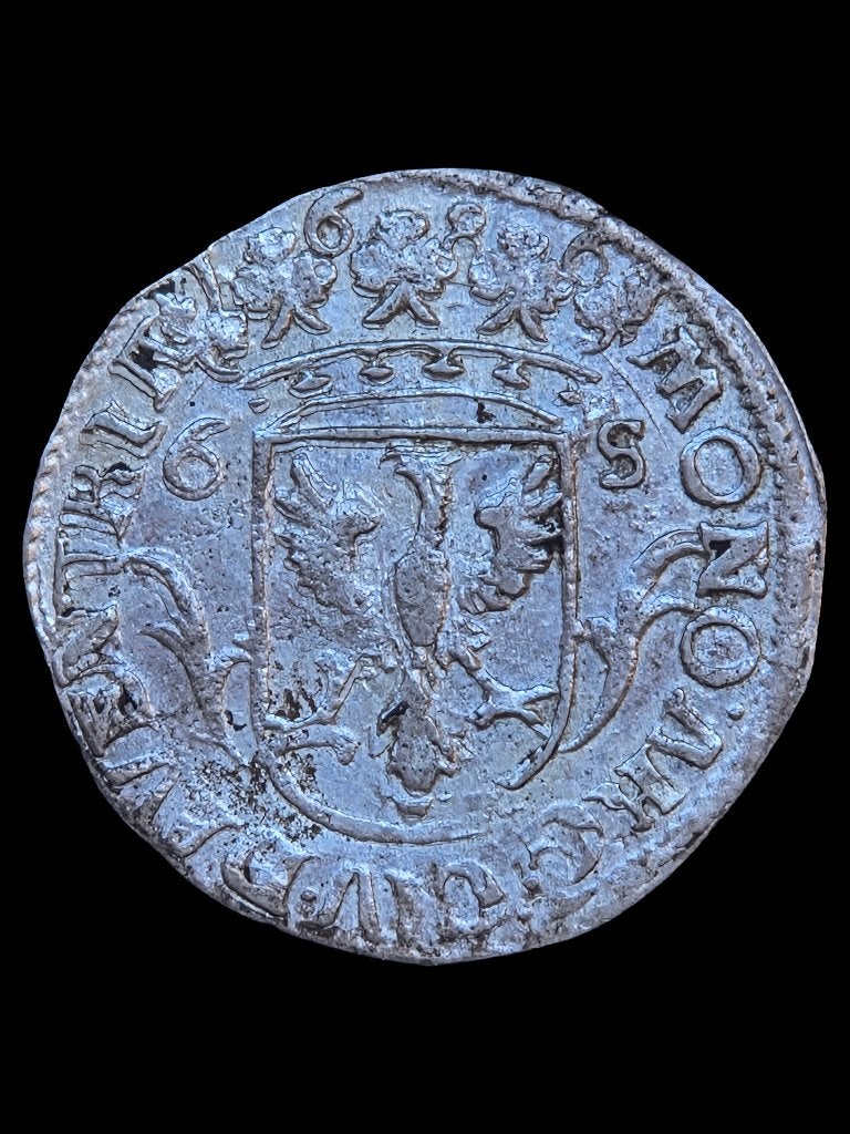Rijderschelling Deventer 1686, Postzegels en Munten, Munten | Nederland, Vóór koninkrijk, Zilver, Losse munt, Overige waardes