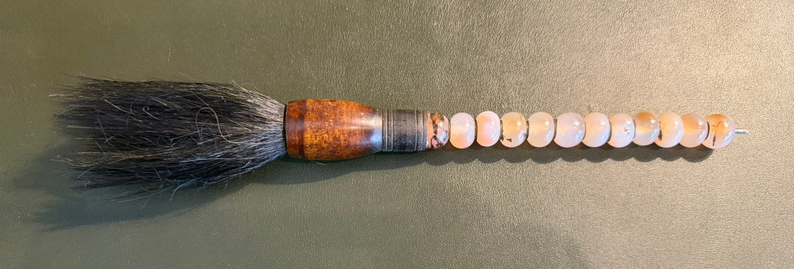 Chinese Kalligrafie Kwast / Penseel met Natuursteen – 25 cm, Ophalen of Verzenden