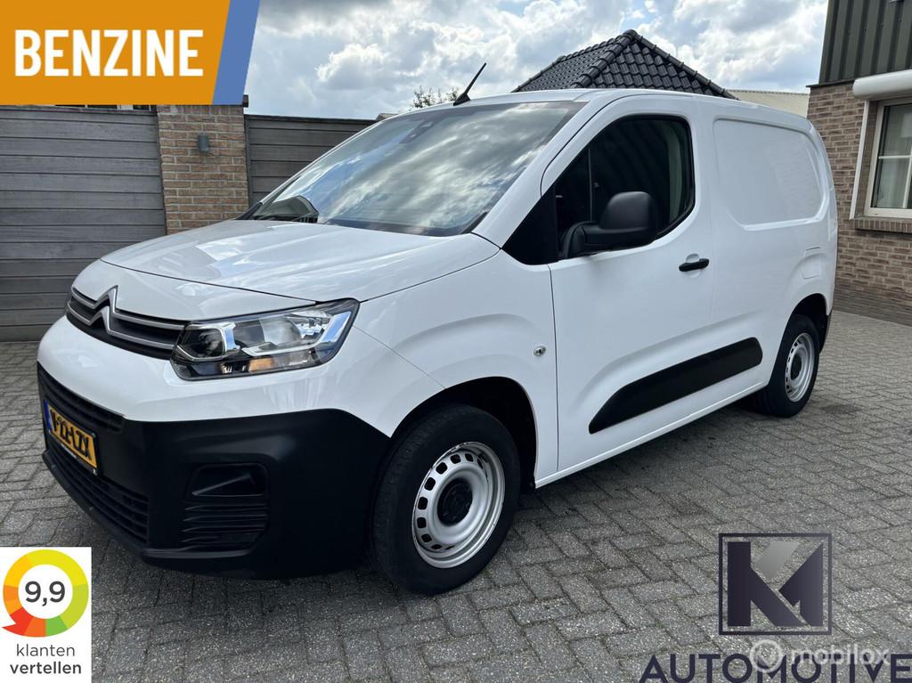 Citroen Berlingo 1.2tBenzine|Airco|Schuifdeur|DAB|Cruisecont, Citroën, Wit, Bedrijf, Handgeschakeld