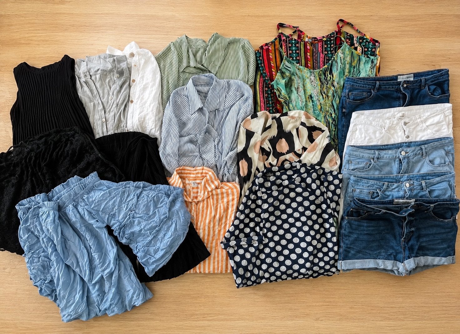 Kledingbundel: diverse jurken, blouses en broeken, Ophalen of Verzenden, Zo goed als nieuw