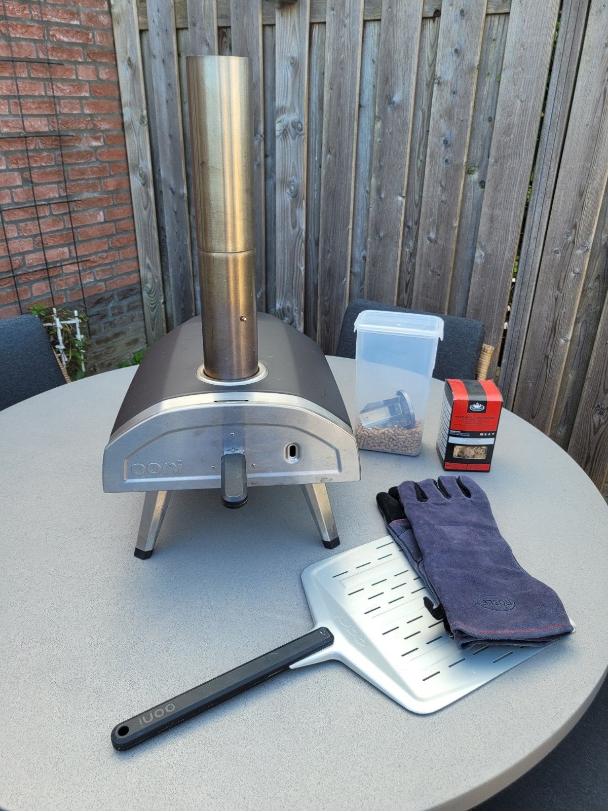Ooni Fyra 12 Houtpellet Pizza Oven met accessoires, Ophalen, Gebruikt, Ooni