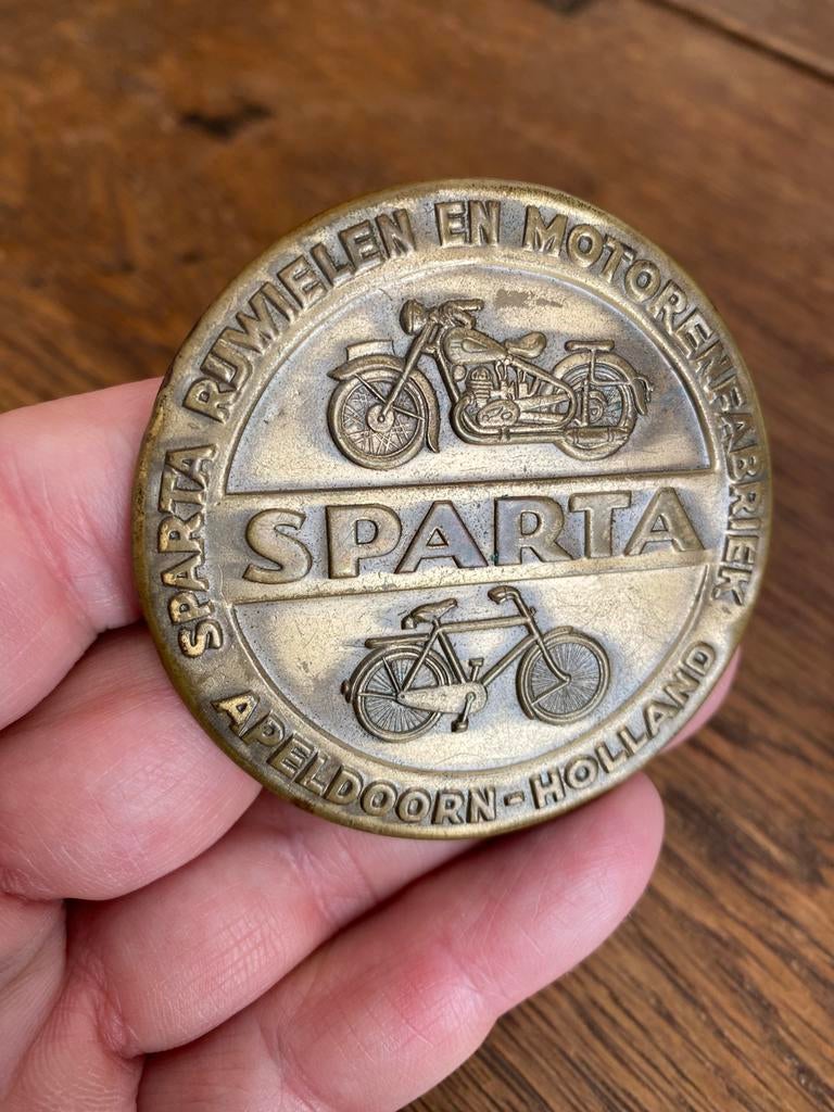 SPARTA zakspiegeltje rijwielen en motoren Apeldoorn jrn 50, Ophalen of Verzenden, Zo goed als nieuw, Overige typen