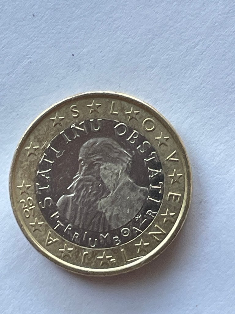 Slovenië 1 Euro munt 2007, Ophalen of Verzenden, Slovenië, 1 euro, Losse munt