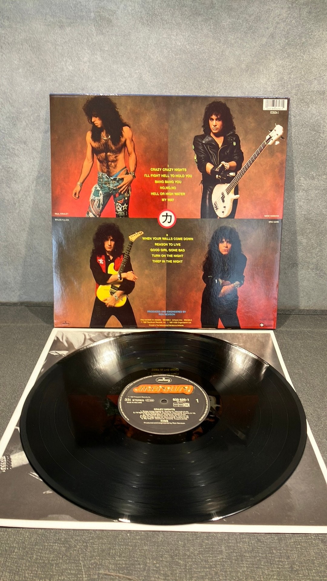 Kiss. —  Crazy Nights, LP, Ophalen of Verzenden, Zo goed als nieuw, Hardrock