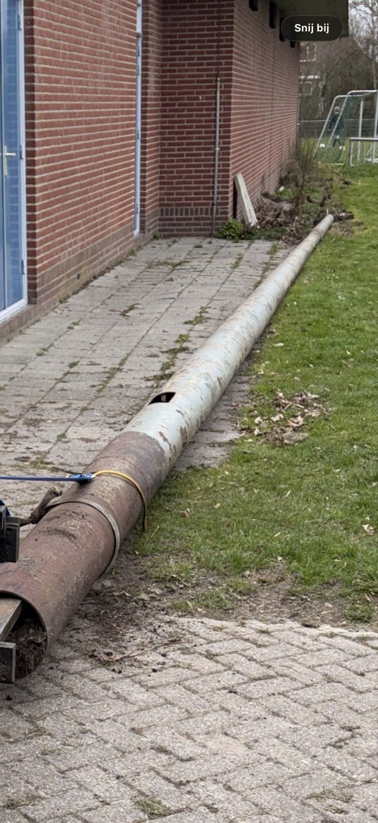 Wintermast Skutsje - Robuuste stalen  Mast, Ophalen, 6 meter of meer, Gebruikt, Overige typen