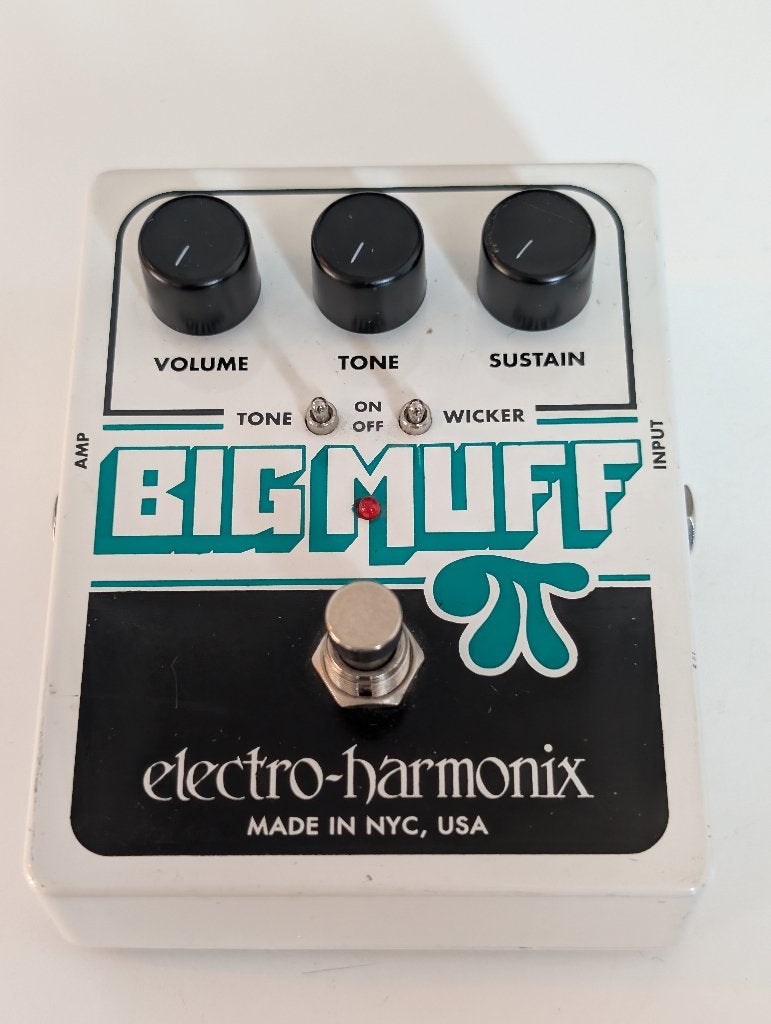 Electro-Harmonix Big Muff Pi met Tone Wicker (NYC), Ophalen of Verzenden, Zo goed als nieuw, Distortion, Overdrive of Fuzz