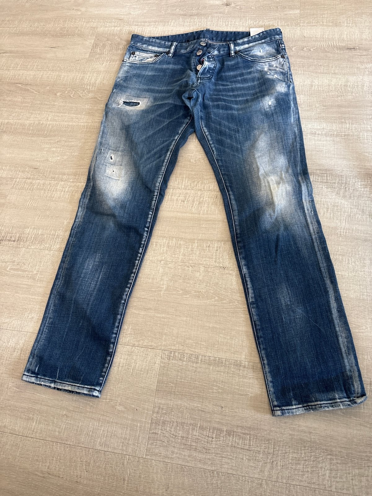 Dsquared2 Jeans €65,-, Ophalen of Verzenden, Zo goed als nieuw, Blauw, W33 - W34 (confectie 48/50)