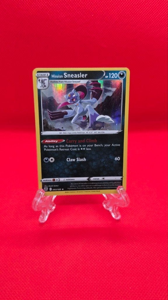 Hisuian Sneasler 093/189 - Astral Radiance, Verzenden, Zo goed als nieuw, Losse kaart, Foil